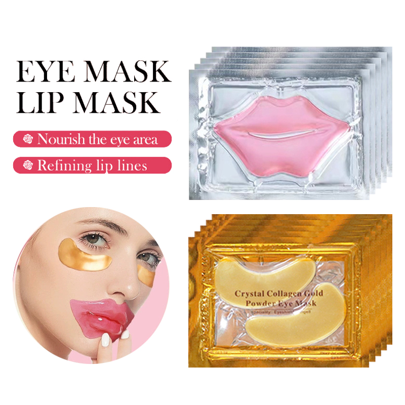 10/20pcs Golden Crystal Collag - Collagen Under Eye Patches 评论和价格