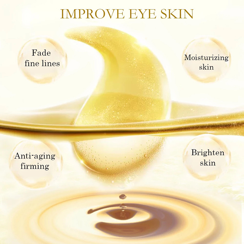 10/20pcs Golden Crystal Collag - Collagen Under Eye Patches 评论和价格