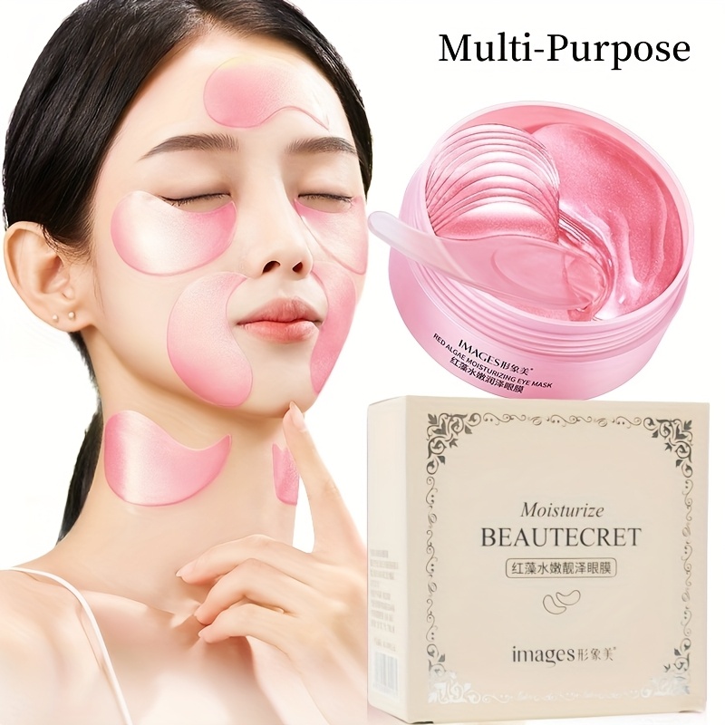 60 Pieces of Red Algae Eye Mas - Collagen Under Eye Patches 评论和价格