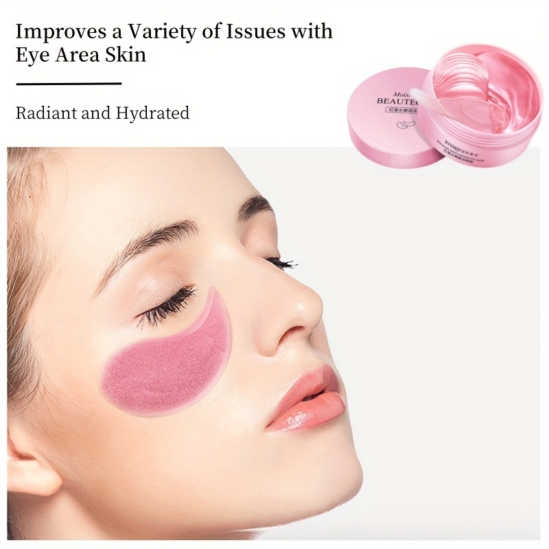 60 Pieces of Red Algae Eye Mas - Collagen Under Eye Patches 评论和价格