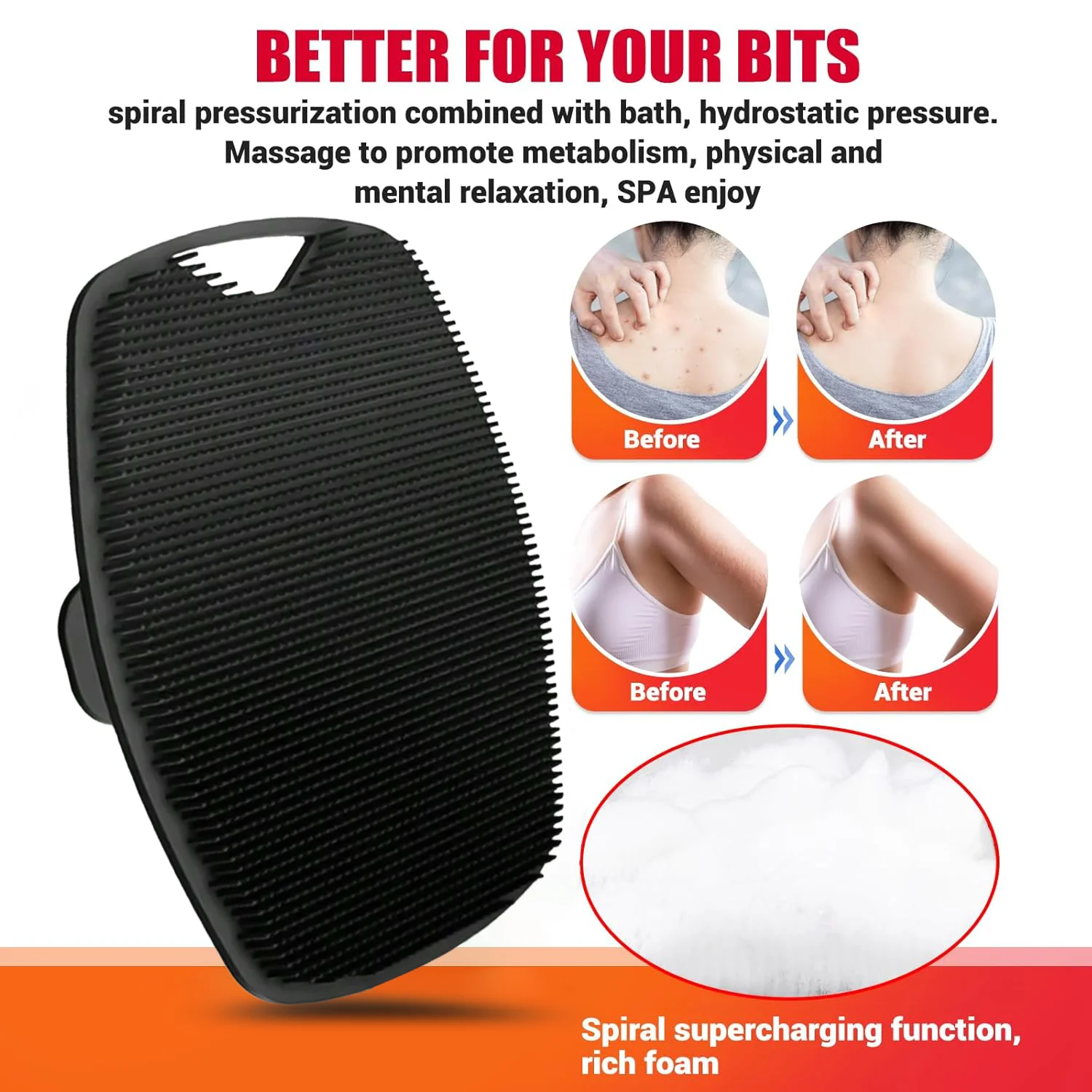 New Massage Bath Brush Oval Ba - Silicone Face Scrubber Electric 评论和价格