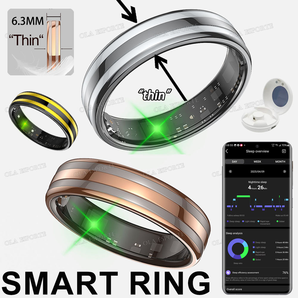 New Smart Ring Heart Rate Stre - Health Monitors 评论和价格